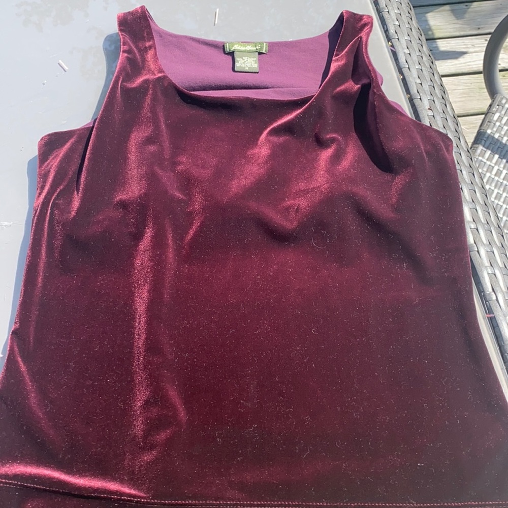 Beautiful evening top/burgundy